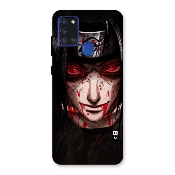 Itachi Uchiha Red Eyes Back Case for Galaxy A21s