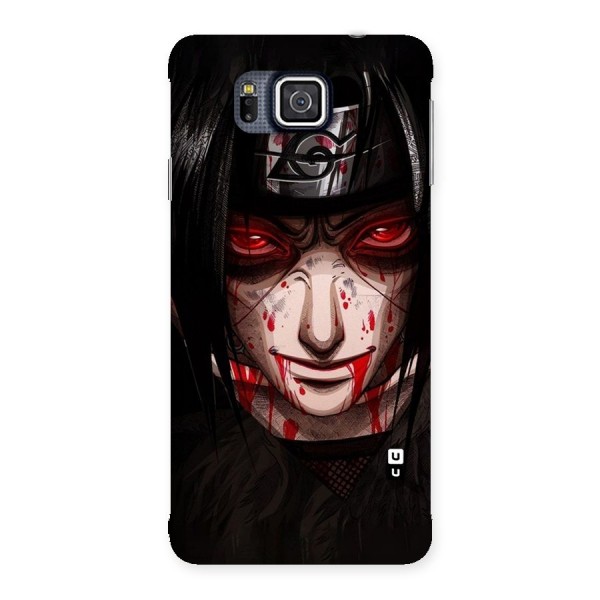 Itachi Uchiha Red Eyes Back Case for Galaxy Alpha