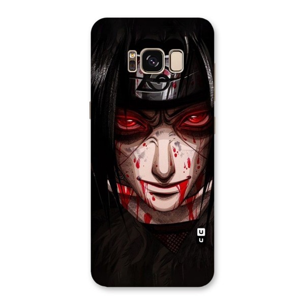 Itachi Uchiha Red Eyes Back Case for Galaxy S8