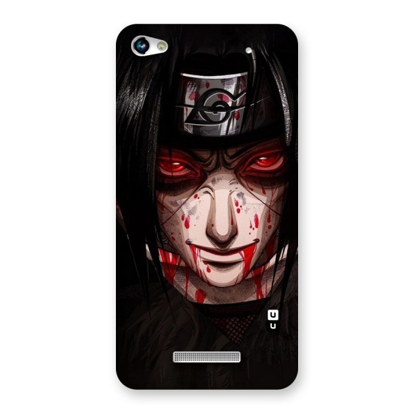 Itachi Uchiha Red Eyes Back Case for Micromax Hue 2