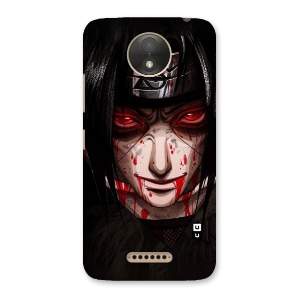 Itachi Uchiha Red Eyes Back Case for Moto C Plus