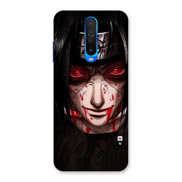 Itachi Uchiha Red Eyes Back Case for Poco X2