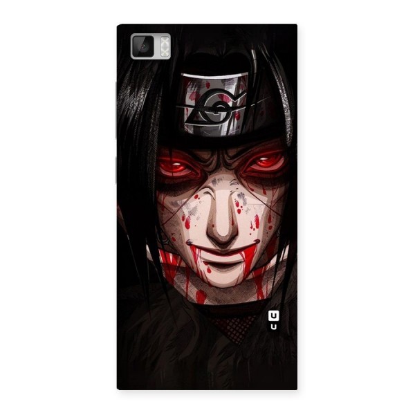 Itachi Uchiha Red Eyes Back Case for Xiaomi Mi3