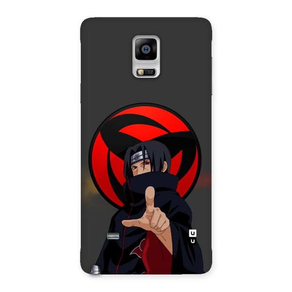 Itachi Uchiha With sharingan Back Case for Galaxy Note 4