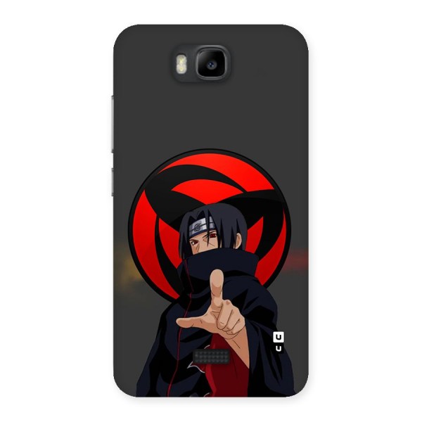 Itachi Uchiha With sharingan Back Case for Honor Bee