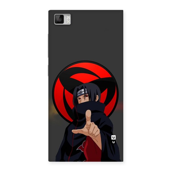 Itachi Uchiha With sharingan Back Case for Mi3