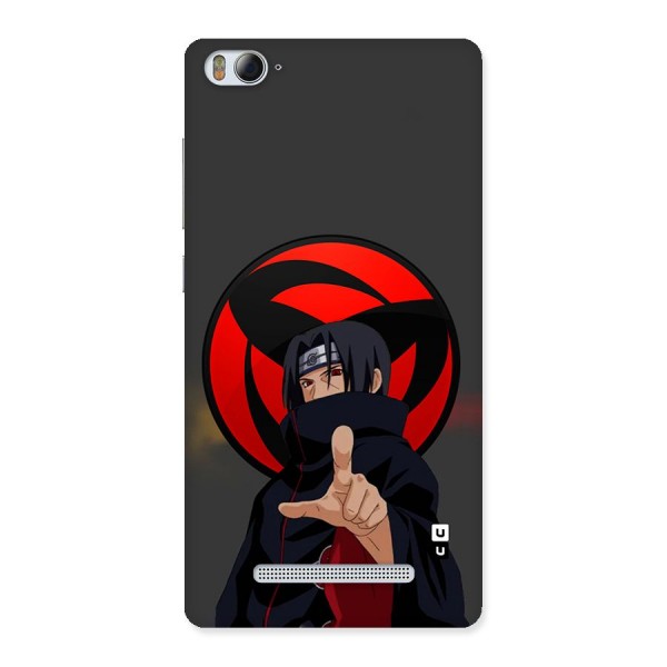 Itachi Uchiha With sharingan Back Case for Mi4i