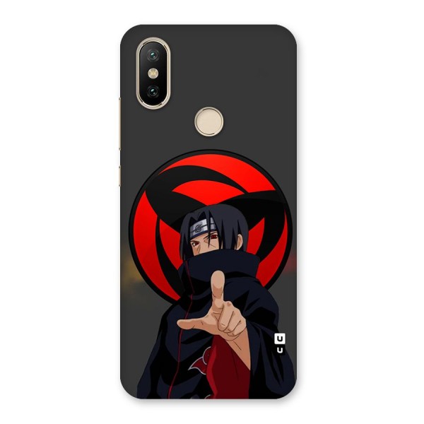 Itachi Uchiha With sharingan Back Case for Mi A2