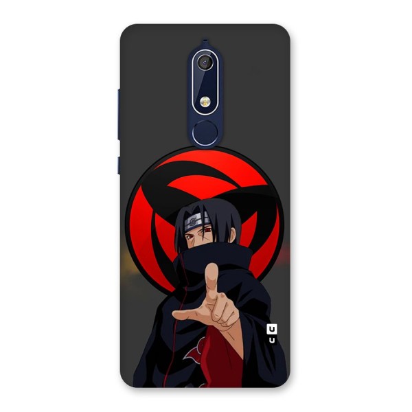 Itachi Uchiha With sharingan Back Case for Nokia 5.1