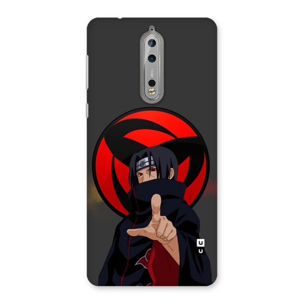 Itachi Uchiha With sharingan Back Case for Nokia 8