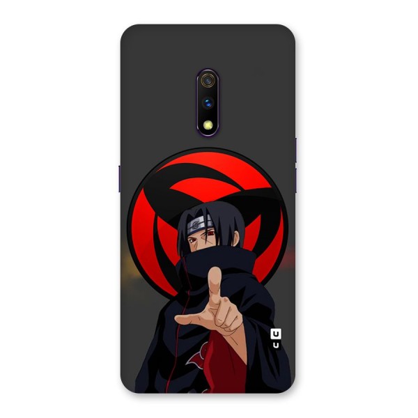 Itachi Uchiha With sharingan Back Case for Realme X