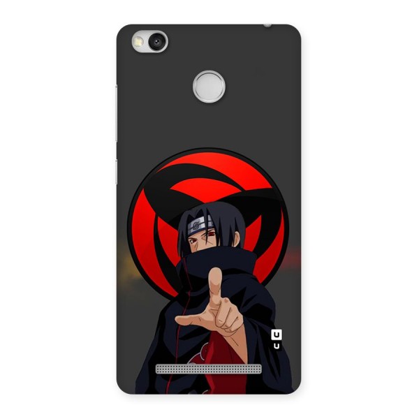 Itachi Uchiha With sharingan Back Case for Redmi 3S Prime