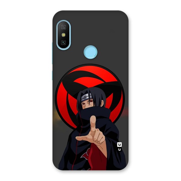 Itachi Uchiha With sharingan Back Case for Redmi 6 Pro