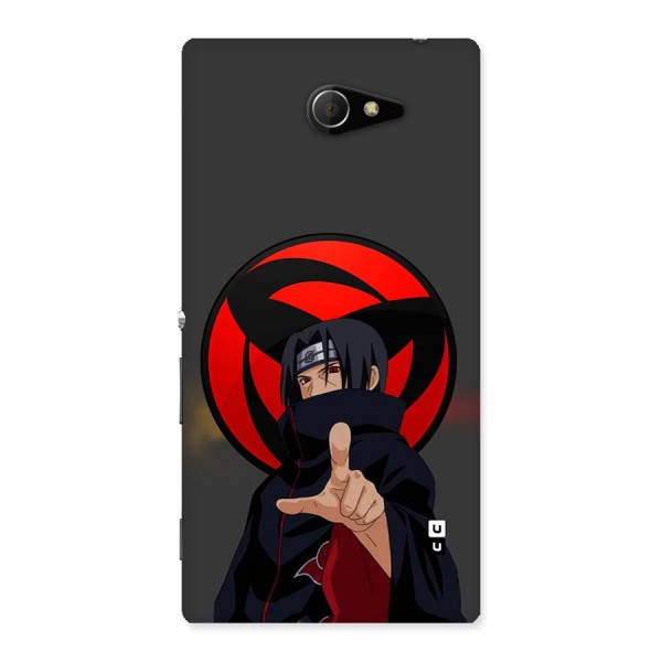 Itachi Uchiha With sharingan Back Case for Xperia M2