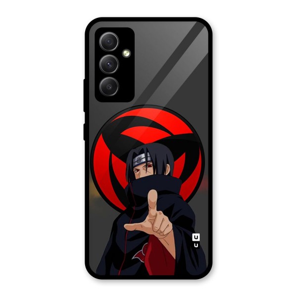 Itachi Uchiha With sharingan Glass Back Case for Galaxy A34