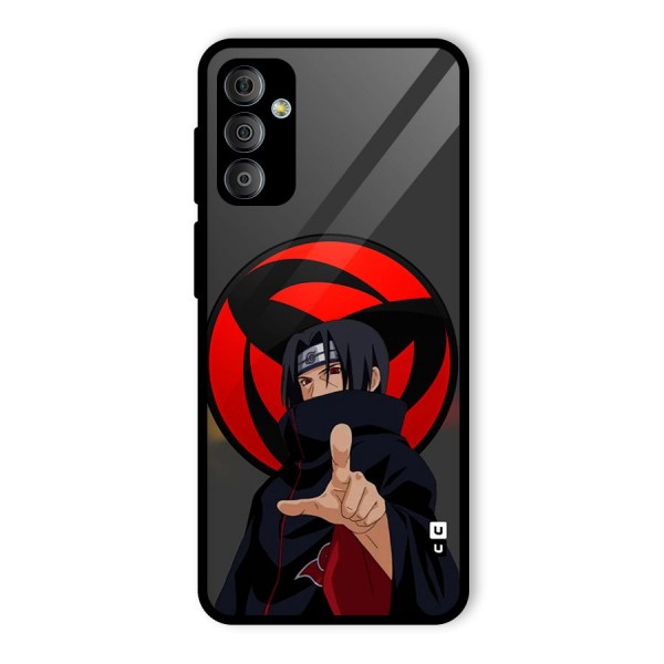 Itachi Uchiha With sharingan Glass Back Case for Galaxy F23