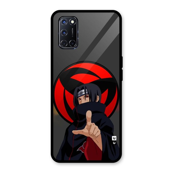 Itachi Uchiha With sharingan Glass Back Case for Oppo A52