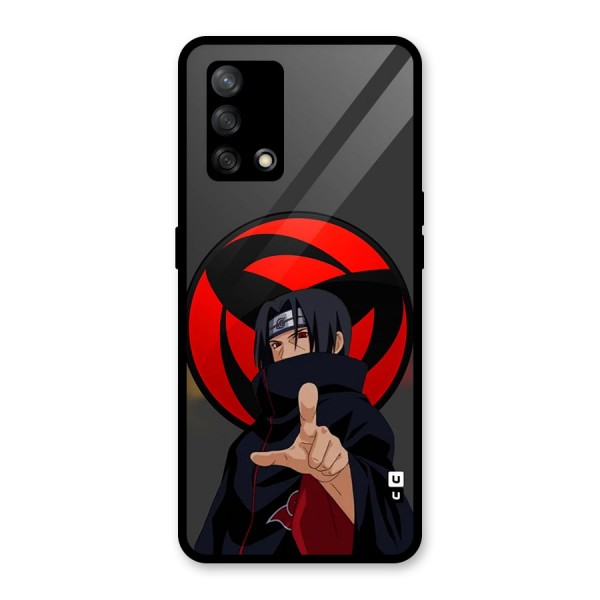 Itachi Uchiha With sharingan Glass Back Case for Oppo F19