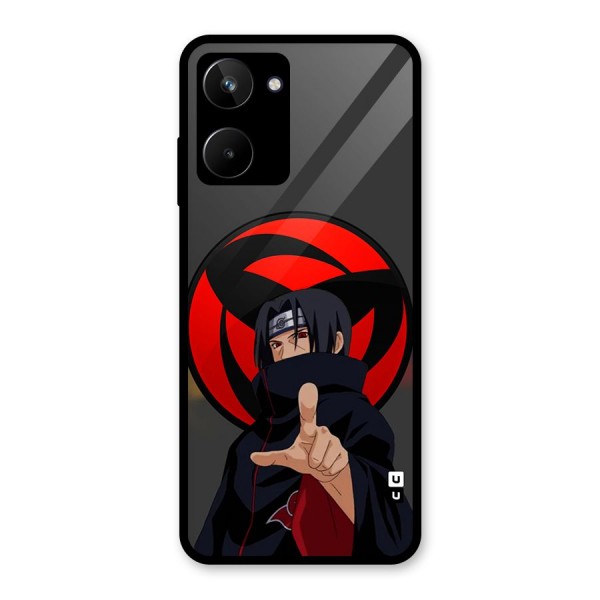 Itachi Uchiha With sharingan Glass Back Case for Realme 10