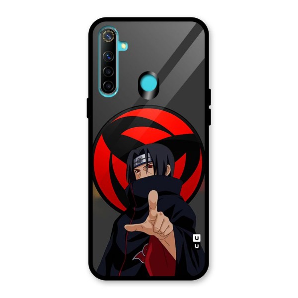 Itachi Uchiha With sharingan Glass Back Case for Realme 5