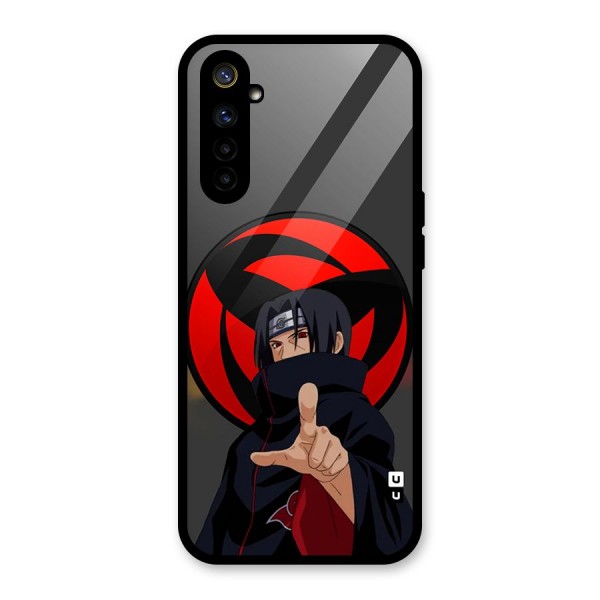 Itachi Uchiha With sharingan Glass Back Case for Realme 6