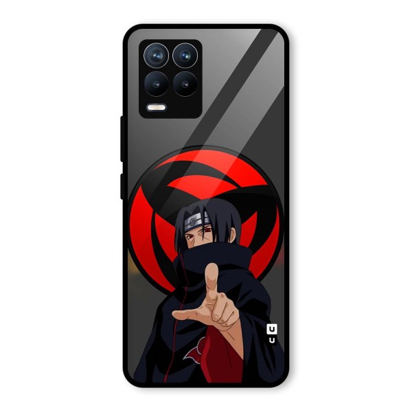 Itachi Uchiha With sharingan Glass Back Case for Realme 8