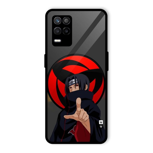 Itachi Uchiha With sharingan Glass Back Case for Realme 8s 5G