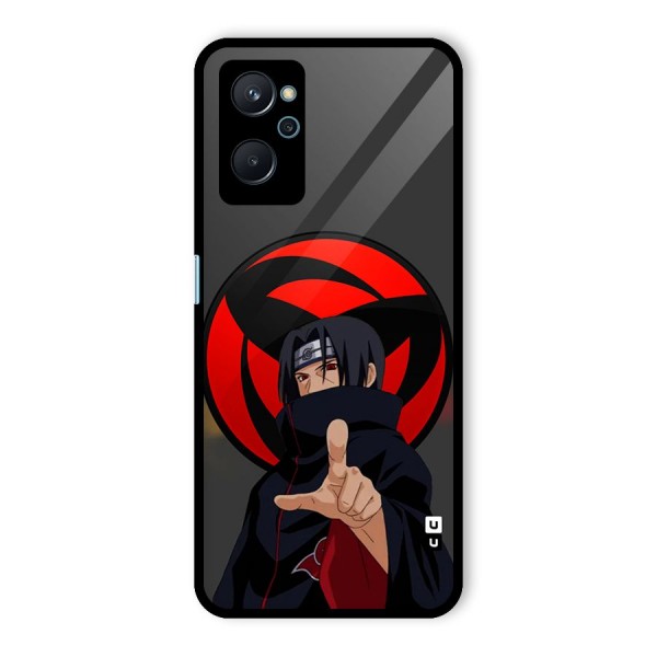 Itachi Uchiha With sharingan Glass Back Case for Realme 9i