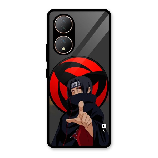 Itachi Uchiha With sharingan Glass Back Case for Vivo Y100A