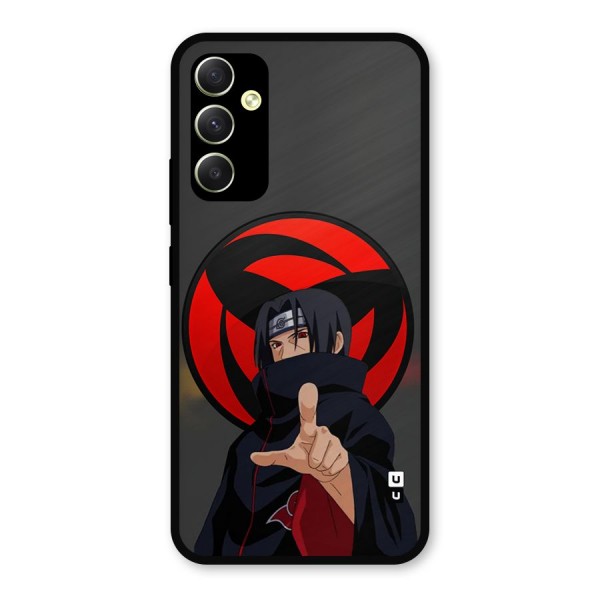 Itachi Uchiha With sharingan Metal Back Case for Galaxy A34