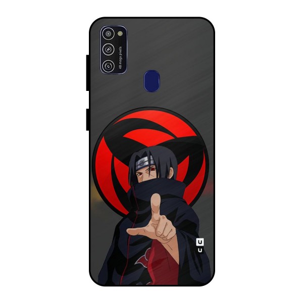 Itachi Uchiha With sharingan Metal Back Case for Galaxy M21