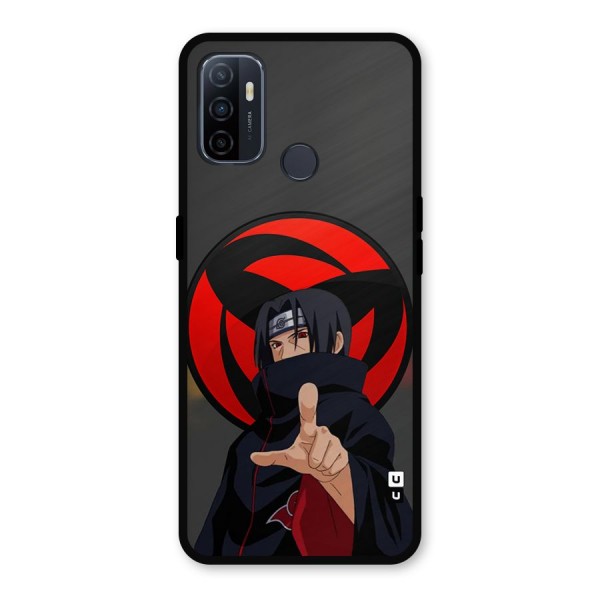 Itachi Uchiha With sharingan Metal Back Case for Oppo A53