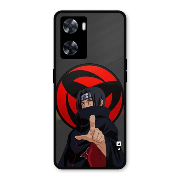 Itachi Uchiha With sharingan Metal Back Case for Oppo A77