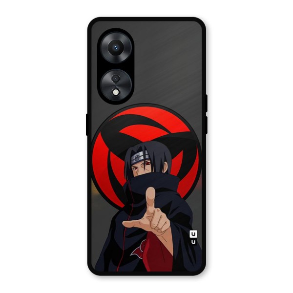 Itachi Uchiha With sharingan Metal Back Case for Oppo A78