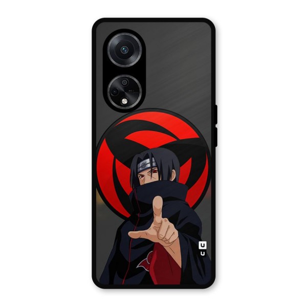 Itachi Uchiha With sharingan Metal Back Case for Oppo F23