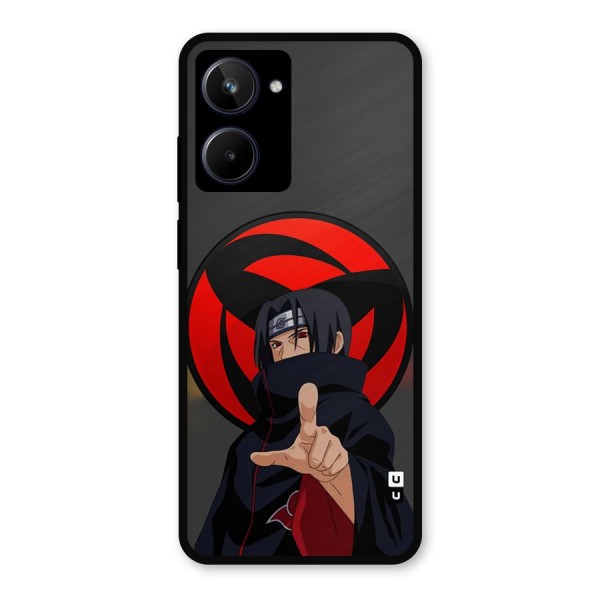 Itachi Uchiha With sharingan Metal Back Case for Realme 10