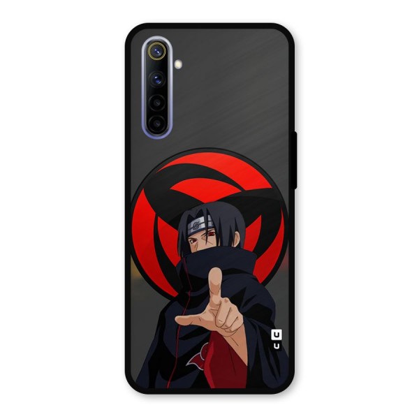 Itachi Uchiha With sharingan Metal Back Case for Realme 6