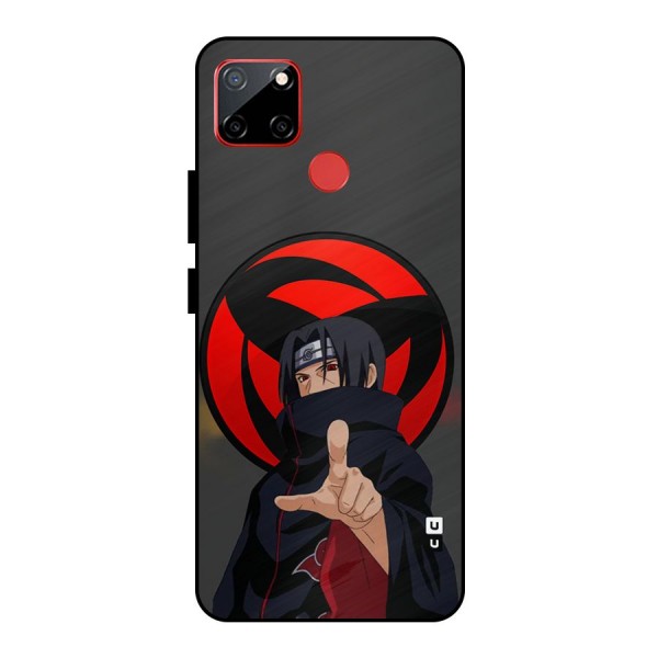 Itachi Uchiha With sharingan Metal Back Case for Realme C12