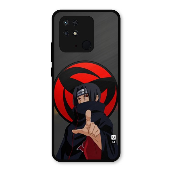 Itachi Uchiha With sharingan Metal Back Case for Redmi 10