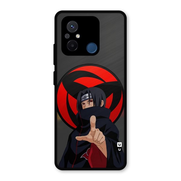 Itachi Uchiha With sharingan Metal Back Case for Redmi 12C