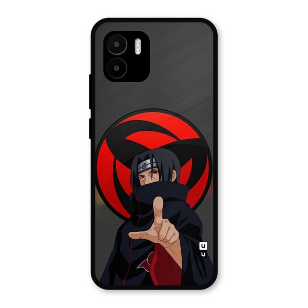 Itachi Uchiha With sharingan Metal Back Case for Redmi A1