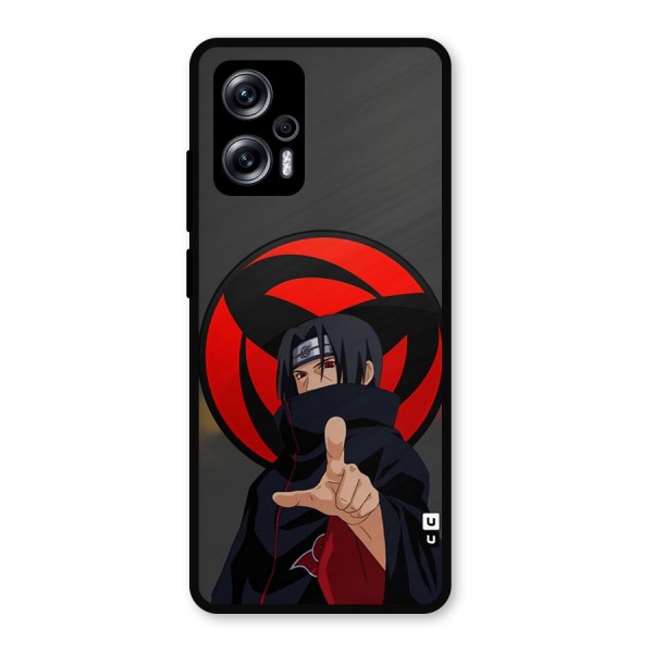 Itachi Uchiha With sharingan Metal Back Case for Redmi K50i