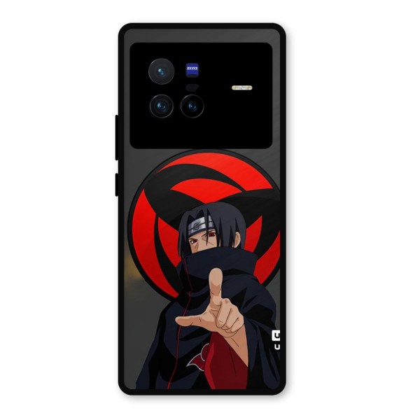 Itachi Uchiha With sharingan Metal Back Case for Vivo X80