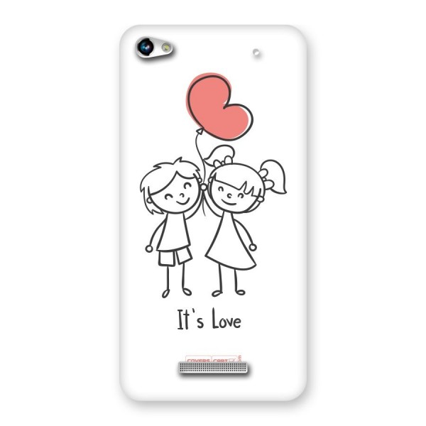 Its Love Back Case for Micromax Hue 2