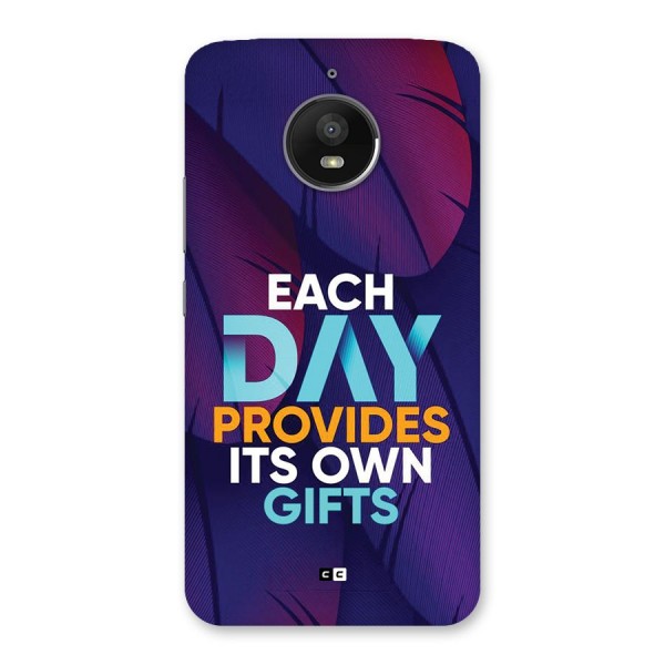 Its Own Gifts Back Case for Moto E4 Plus