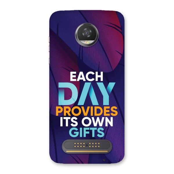 Its Own Gifts Back Case for Moto Z2 Play