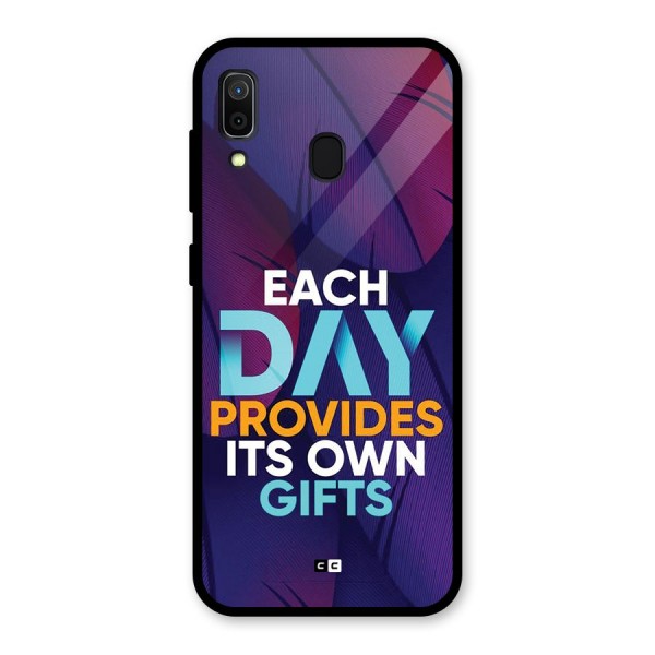 Its Own Gifts Glass Back Case for Galaxy A30