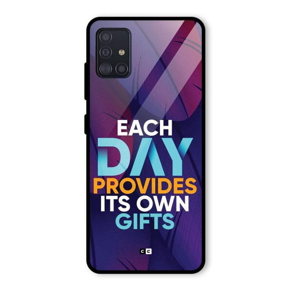 Its Own Gifts Glass Back Case for Galaxy A51