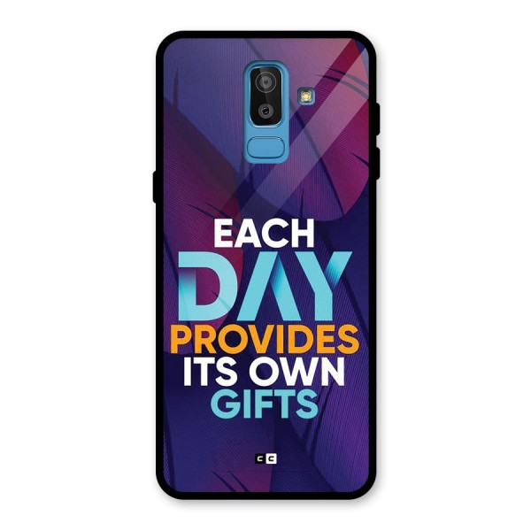 Its Own Gifts Glass Back Case for Galaxy J8