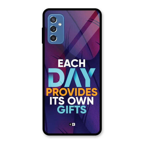 Its Own Gifts Glass Back Case for Galaxy M52 5G